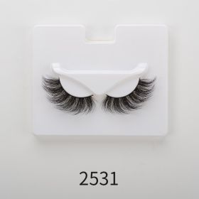 25mm Angel Winged Eyelashes Handmade Thick Theatrical Curly Fake Eyelash Black Natural Long Lash For Eyelash Extension Wholesale - 2531
