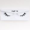 1Pair Mink Half Lashes Soft Thick Eye End Lengthening Faux Eyelashes Natural Long Handmade Eyelash Cross Curl 3D Lash For Makeup - 02