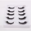 New 5Pairs High Quality Faux Eyelashes Handmade 3D Winged Natural Long Lashes Soft Cat Eye Fake Eyelash For Eye Makeup Wholesale - ZY19978-X160