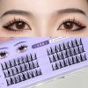 3D Faux Mink Lashes Tapered Natural Long False Eyelashes Individual Eyelash Natural Thick Lashes Eyelash Extension for Makeup - B7232-54pcs