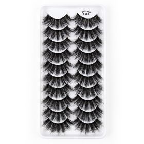 3D Imitation Mink Hair Natural Length False Eyelashes Three-dimensional (Option: Y600)