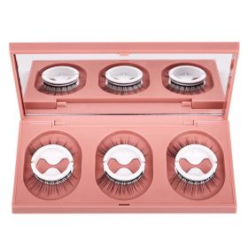 New Glue-free Self-adhesive False Eyelashes (Option: W08 Japanese Nude Makeup)